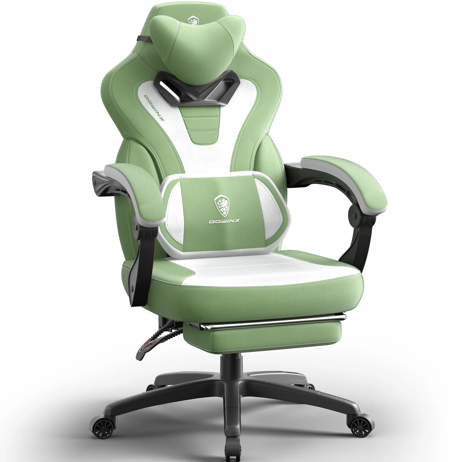 Dowinx Fabric Gaming Chair with Footrest - ElectronAge