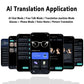 AI Translation Smart Glasses, photochromic lenses, support 160+ languages real-time translation, fashionable audio glasses.