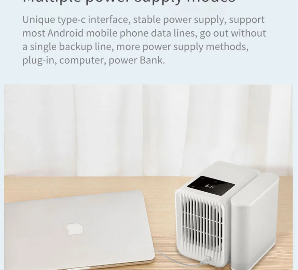 Zoeydam Portable Microhoo Mini Air Conditioner - ElectronAge