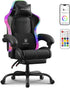Ergonomic Gaming Chair with RGB LED Lights - ElectronAge