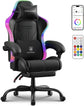 Ergonomic Gaming Chair with RGB LED Lights - ElectronAge