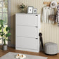 Shoe Cabinet with 3 Flip Drawers, Hidden Wood Shoe Cabinet,Freestanding Shoe Storage Cabinet for Entryway, Customized