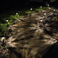 10pcs Solar LED Lawn Lights with Water Ripple Design, IP44 Waterproof for Garden, Yard, Poolside, and Outdoor Landscape Lighting