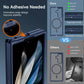 UYUXIO Matte Magnetic Phone Case for Samsung Galaxy Z Fold 7 Full Cover Translucent Mobile Cases with Magnet for Z Fold7
