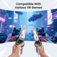 VR Handle Accessories for Meta Quest 2 & 3, Humanized Weighted Gun Stock for Oculus Quest 3S, Enhance Control Feel