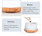 Air Humidifier Essential Oil Diffuser 300ML 500ML 1000ML With Lights Remote Control Ultrasound Electric Aromatherapy Diffuser