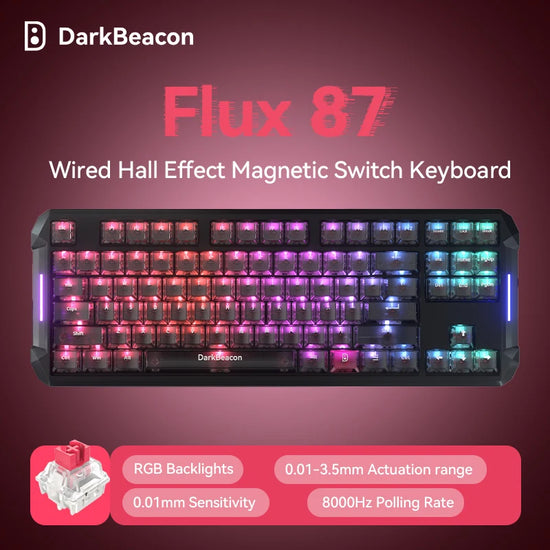 DarkBeacon Wired Magnetic Switch Keyboard - ElectronAge