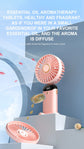 5000mAh Handheld Mini Fan Wireless USB Rechargeable Portable Digital Display Phone Holder Fan 5 Speed Foldable Neck Hanging Fans