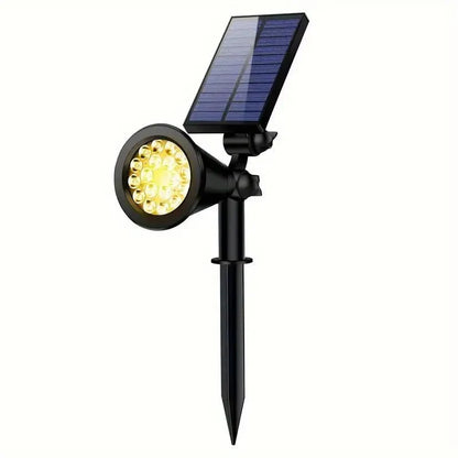 2PC Solar landscape spotlight Solar garden spotlight For Outside intelligent light control lP44 Waterproof solarpanels