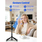 2026 Auto Face Tracking Tripod for iPhone 360 Rotation Selfie Stick with Remote and Gesture Control in Black for Vlog Live Stre