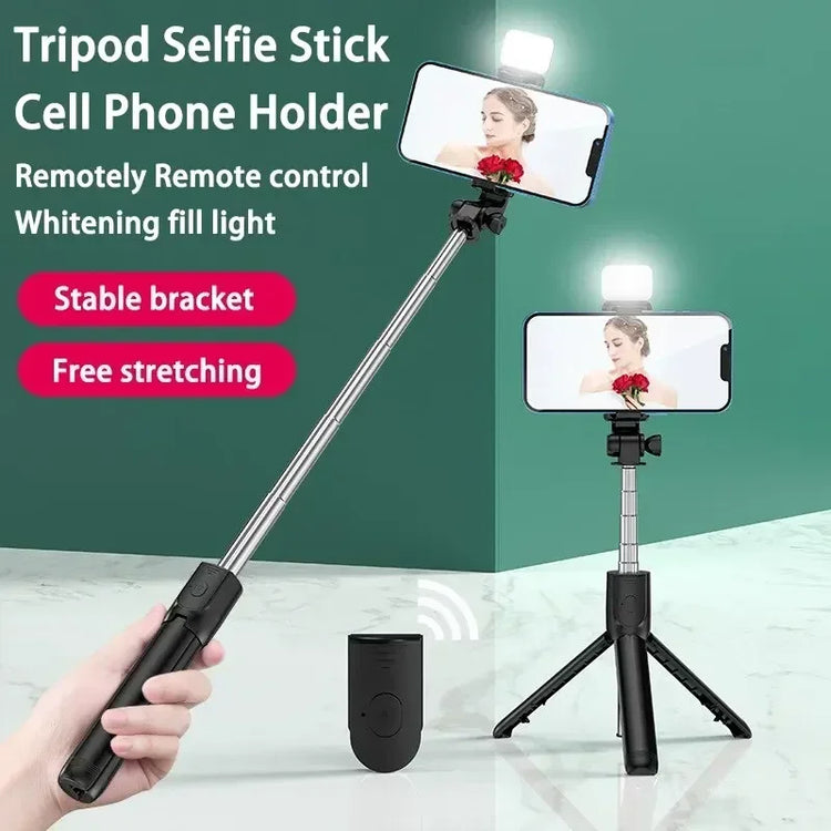 Selfie Stick Telescopic Travel Handheld Tripod - ElectronAge