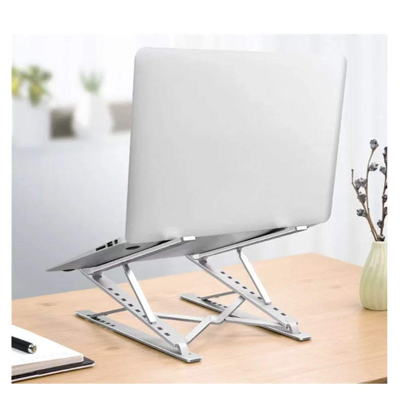 Laptop Stand For Macbook Folding Adjustable Aluminum - ElectronAge