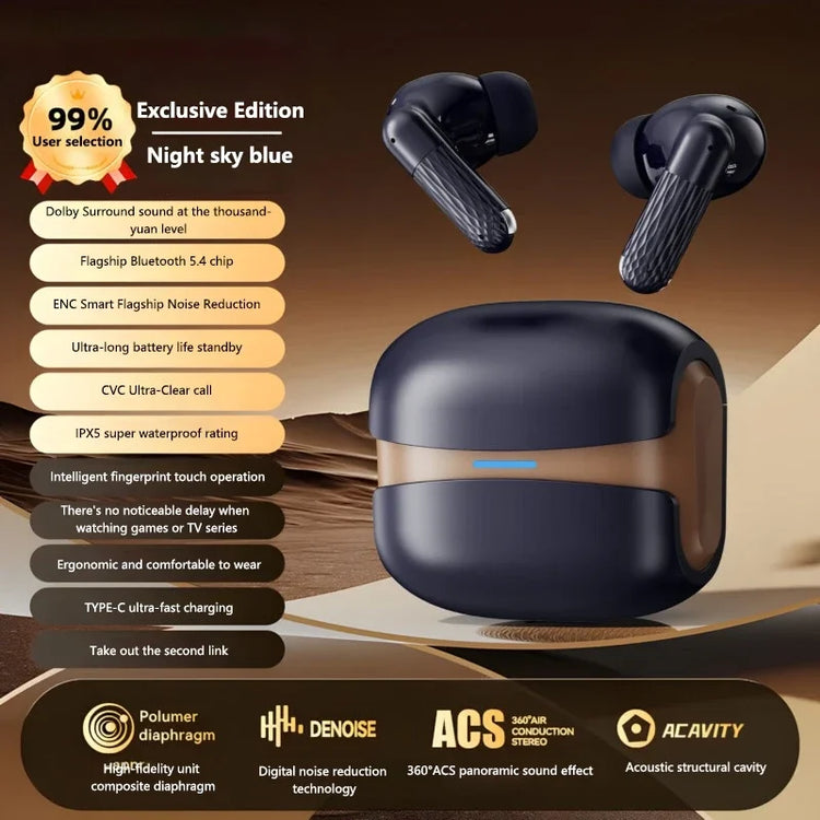 Lenovo New Wireless Earphones Bluetooth Headsets - ElectronAge