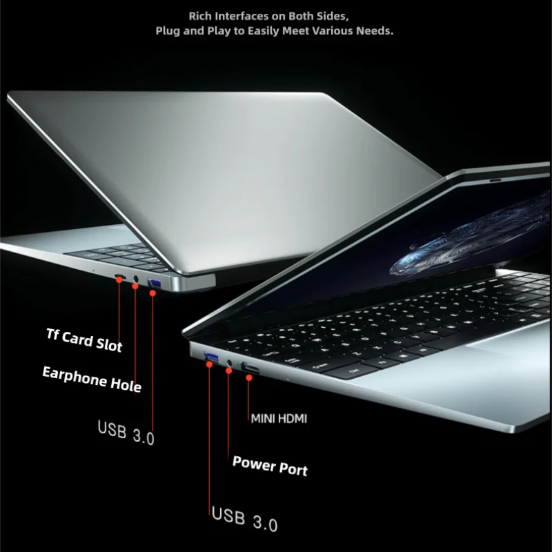 AMD Ryzen R5 R7 Slim Gaming Laptop 15.6 Inch IPS Laptops - ElectronAge