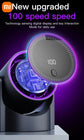 Xiaomi Smart Electric Fan 100 Level Bladeless Fan Portable Small Usb Charge Silent Desktop High-speed Circulating Cooling Fan