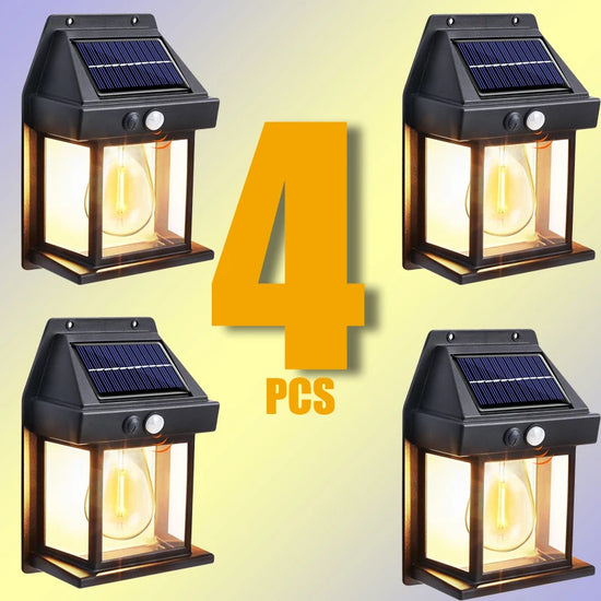 Super-cheese Solar-Powered Waterproof Outdoor Wall Light