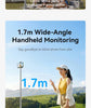 TELESIN 1.7M Screen Monitor Remote Control Wireless Bluetooth Selfie Stick Tripod For Smart Phone Iphone SAMSUNG XIAOMI HUAWEI