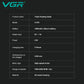 VGR Shaver Professional Shaving Machine Electric Razor Portable Beard Trimmer 9000 RPM Reciprocating LED Shaver for Men V-378 - ElectronAge