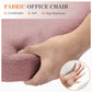 MCQ Armless Ergonomic Fabric Office Chair with 360° Swivel - ElectronAge