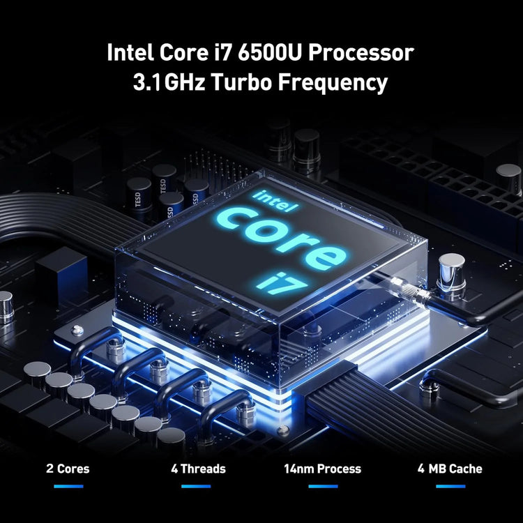 ACEKAMAS 15.6" Intel Core i7 6500U i3 6100U Laptop - ElectronAge