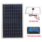 300W 12V Portable Solar Panel Kit Complete Polycrystalline USB Power Outdoor Rechargeable Solar Generator for Home Solar Cell