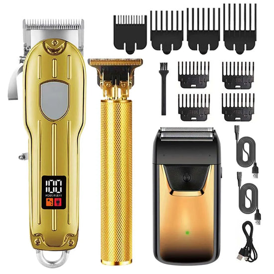 SHUYU Professional Hair Clipper and Trimmer Set - ElectronAge