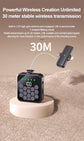 basix Wireless Lavalier Microphone 4Drag1 Mini Mic Noise-Canceling - ElectronAge