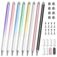 Stylus Pen for Touchscreen 2 in 1 Stylists Pens Compatible with All Touch Screens Devices Tablets iPhone iPad Android Computer