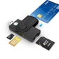 UTHAI for Windows 7 8 10 Linux OS, USB SIM smart card reader, for bank card IC / ID EMV SD TF MMC card reader USB-CCID ISO 7816