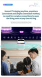 Mini Karaoke Machine LED Portable Bluetooth Speaker - ElectronAge