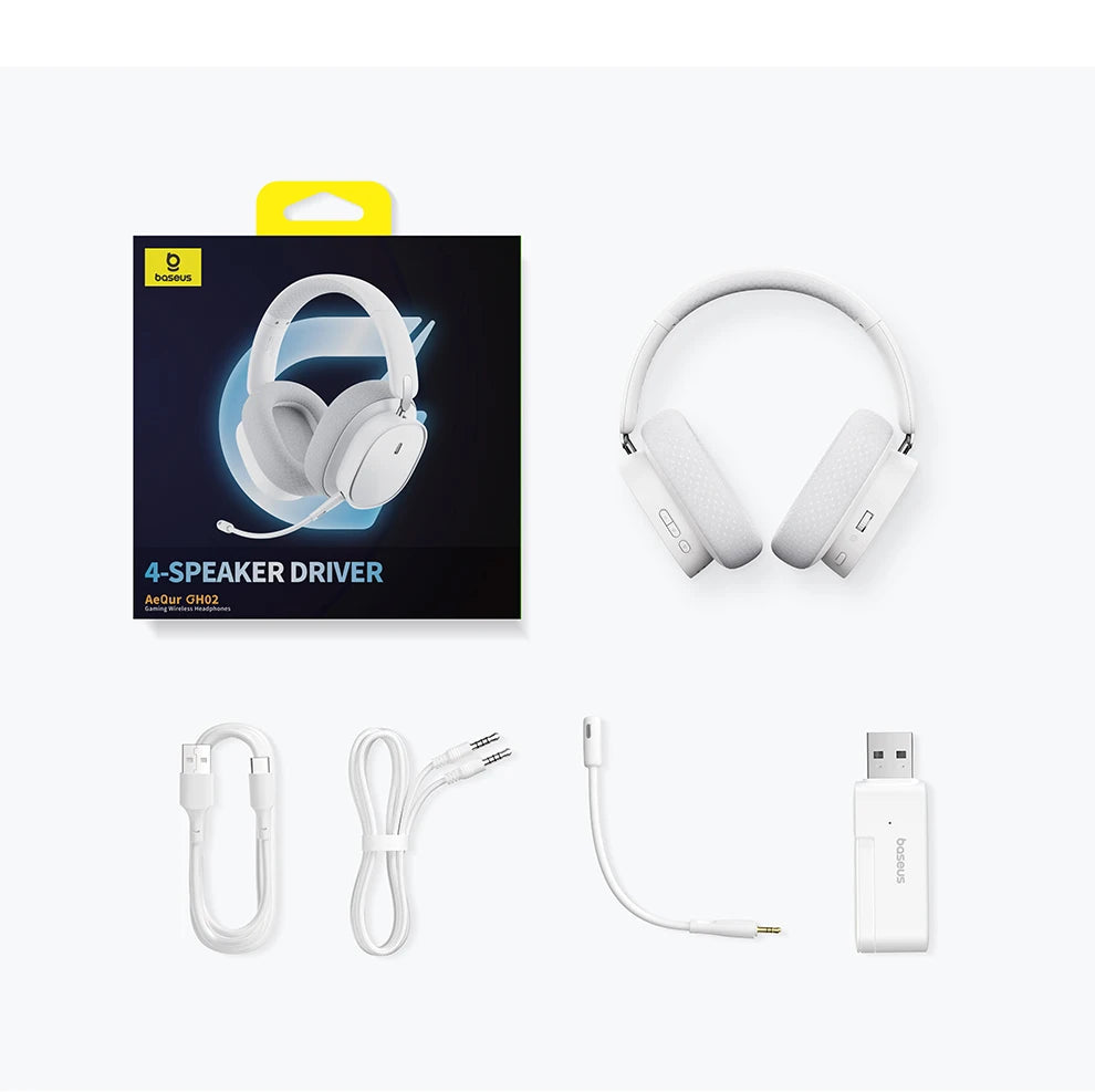 Baseus GH02 Gaming Wireless Headphone with Mic - ElectronAge