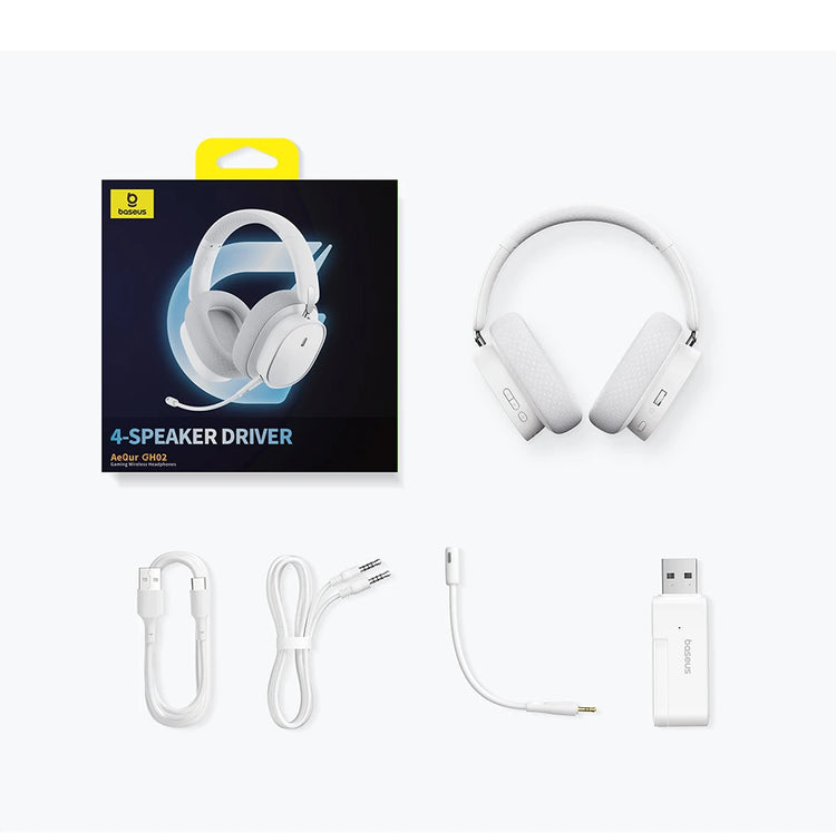 Baseus GH02 Gaming Wireless Headphone with Mic - ElectronAge