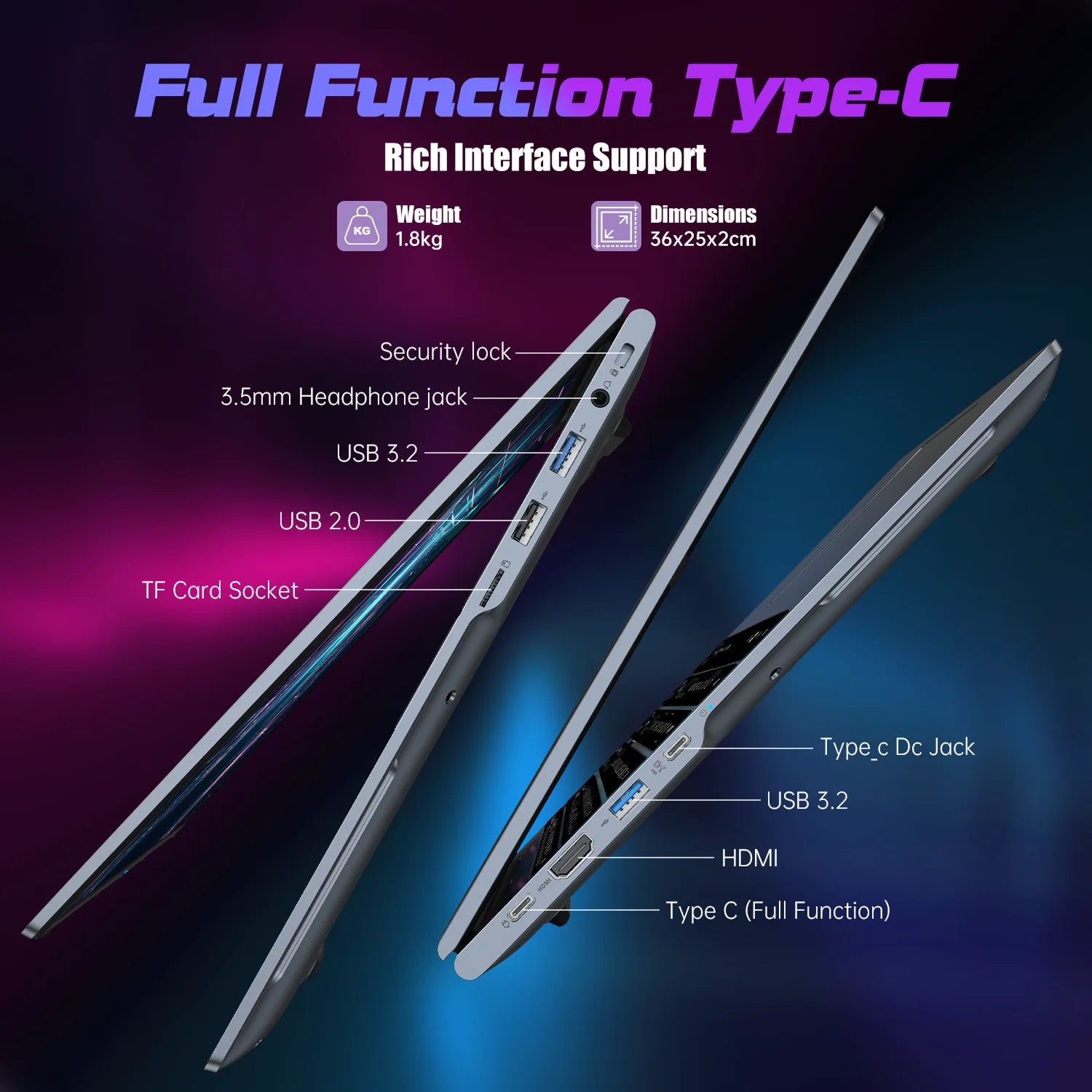 ACEMAGIC RX16 AMD Ryzen 7 7735HS 16 Ultra Slim Laptop