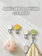 Strong Vacuum Suction Hooks Traceless No-Drilling Adhesive for Home Bathroom Kitchen Door Back Toilet Area Purpose Strong Hold