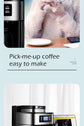 XEOLEO Automatic Coffee Machines 2 In1 Drip LED-Display Electric Bean Coffee Maker Espresso Tea Boiler Drip Mill Beans Grinding