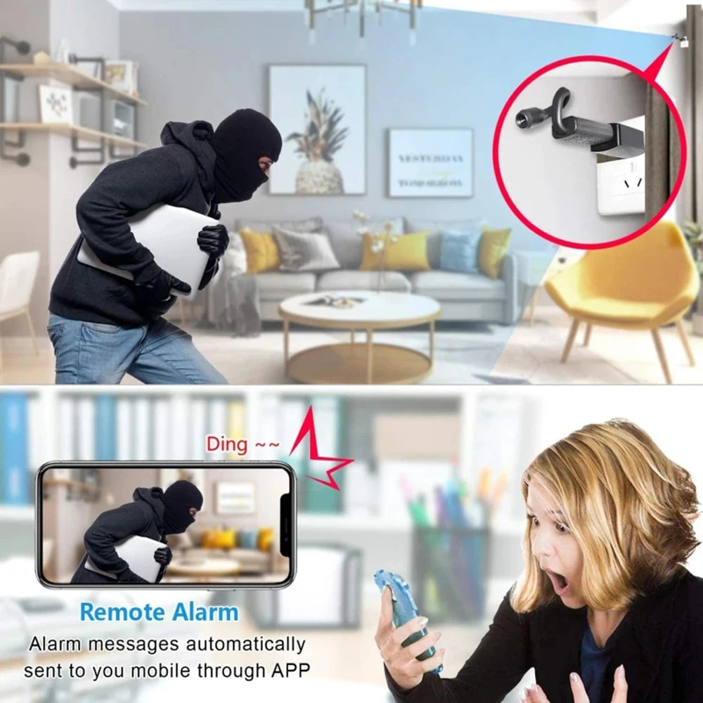 Virwir Mini Camera 4MP Wifi Night Vision - ElectronAge