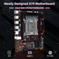 ZSUS X79 Motherboard Set Kit With Intel LGA2011 Xeon E5 2630 V2 CPU DDR3 1*16GB ECC RAM Memory Support M.2 NVME Slot