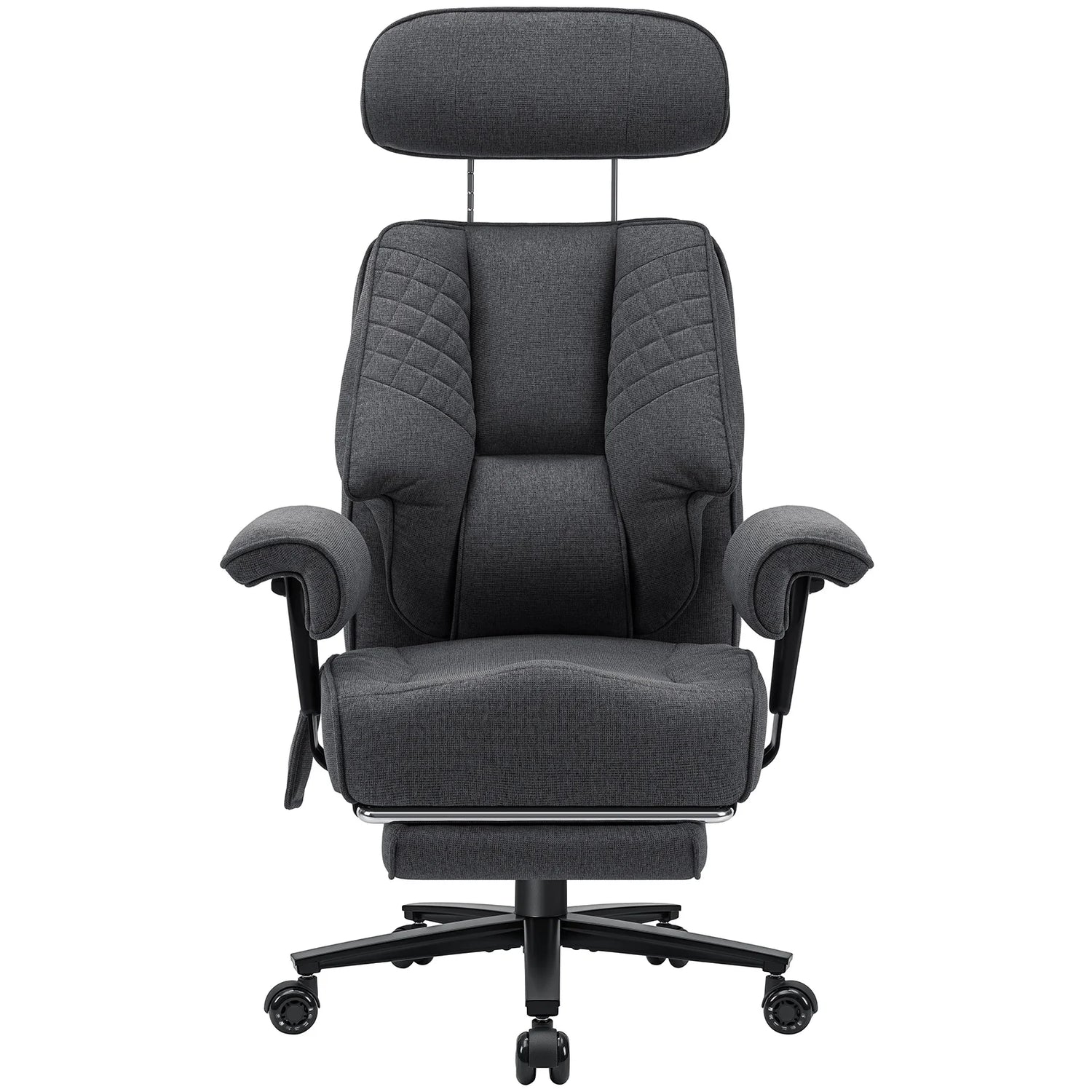 Executive Office Chair with Foot Rest and Waist Lumber Support - ElectronAge