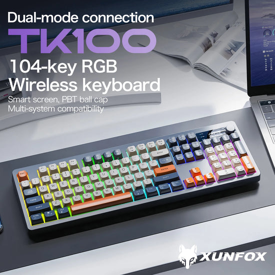 Xunfox TK100 Bluetooth Wireless Keyboard - ElectronAge