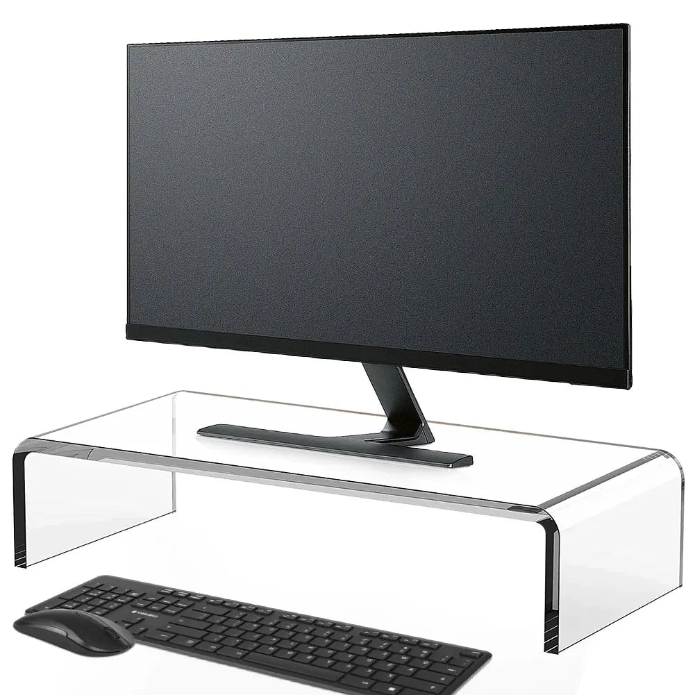 Acrylic Monitor Stand Computer Stand Desk - ElectronAge
