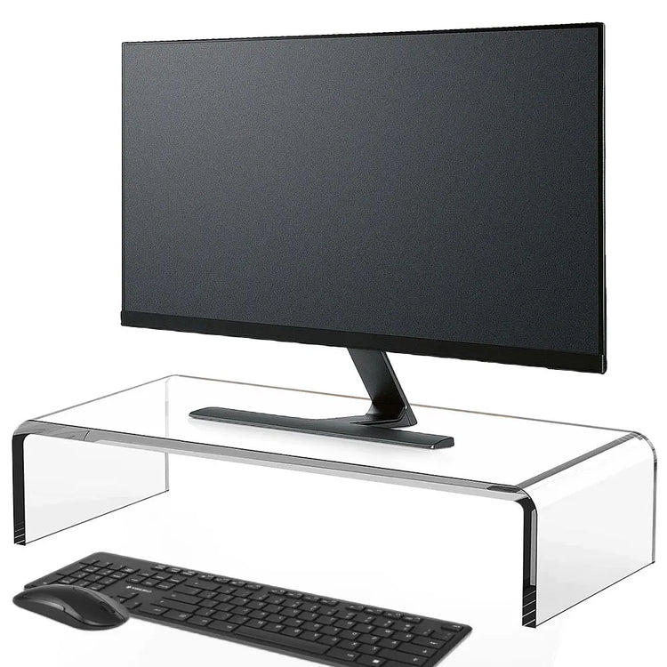 Acrylic Monitor Stand Computer Stand Desk - ElectronAge