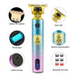 T9 Original Professional Hair Trimmer for Men - Colorful Smooth Feel Body, LED, Sharp Blade, Portable Clipper