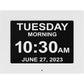 New 2025 Dementia Clock Large Clock - ElectronAge