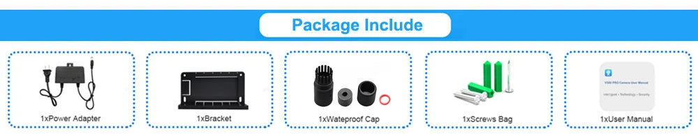 V380 Pro WiFi IP Camera Outdoor 12MP - ElectronAge