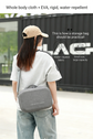 Roreta VR Shoulder Bag Storage Bag Hard Shell Bag Travel Carrying Box For Meta Quest 3S/Quest 3 VR Accessories