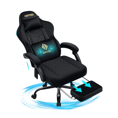 Gaming Chair with bluetooth Speakers - ElectronAge
