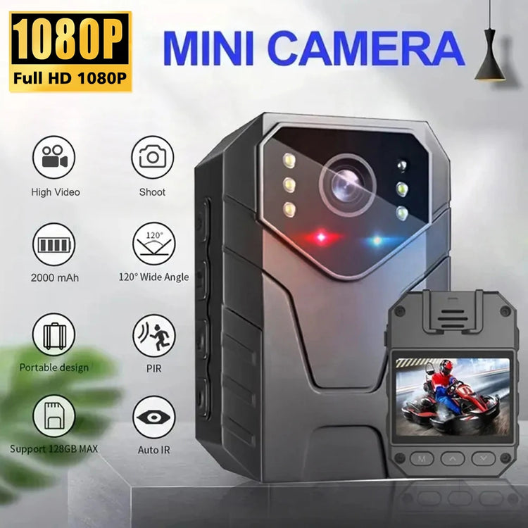 1080P Full HD Mini Camera 2 Inch - ElectronAge