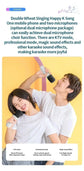 Mini Karaoke Machine LED Portable Bluetooth Speaker - ElectronAge