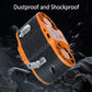 30000mAh Portable Waist Fan Strong Daul Airflow 7Speeds 11000RPM Rechargeable Clip on Fan for Outdoor Camping Fishing Max 32H