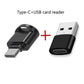 USB+Type-C TF Card Mobile Card Reader Zinc Alloy Plus USB Adapter Type-C Huawei LaptopMultifunctionalOTGCardReader